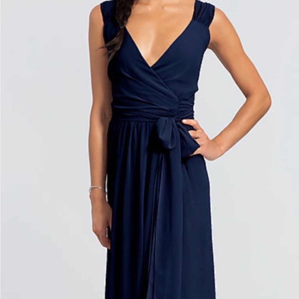 Ceremony by Joanna August Blue Wrap Dress - Size S